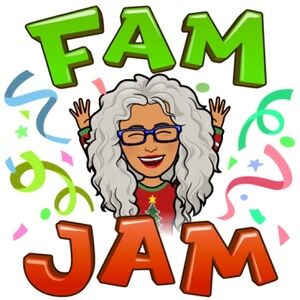 Colorful 'Fam Jam' Party Banner